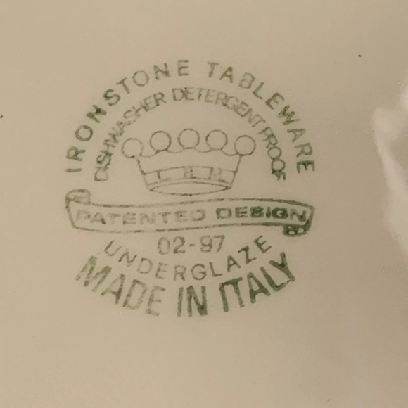 Vintage Large Buona San Remo Italia Pasta Serving Bowl Plate Dish Italy 11.75” - Picture 3 of 5